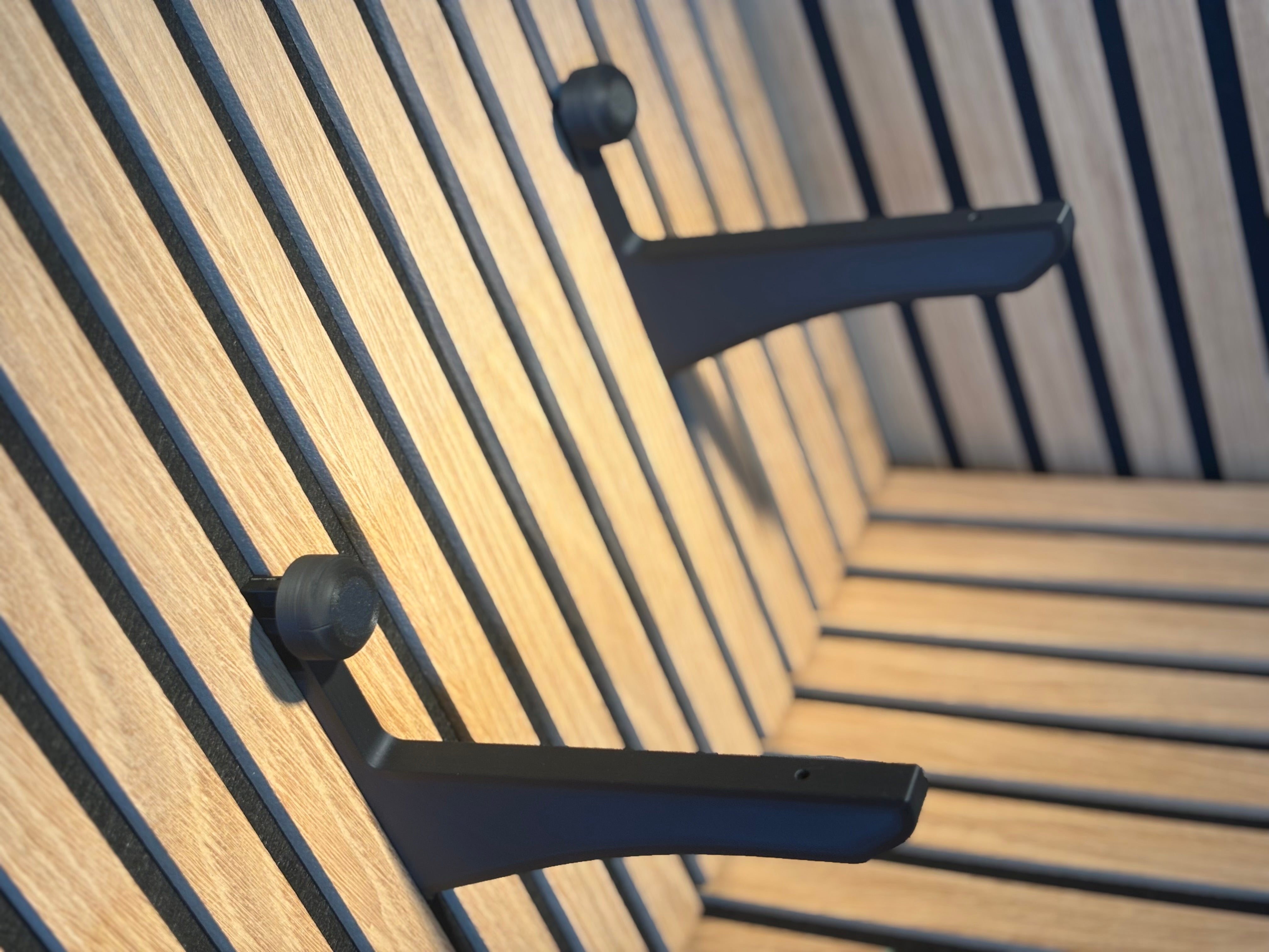 Hyllkonsoler för akustikpaneler