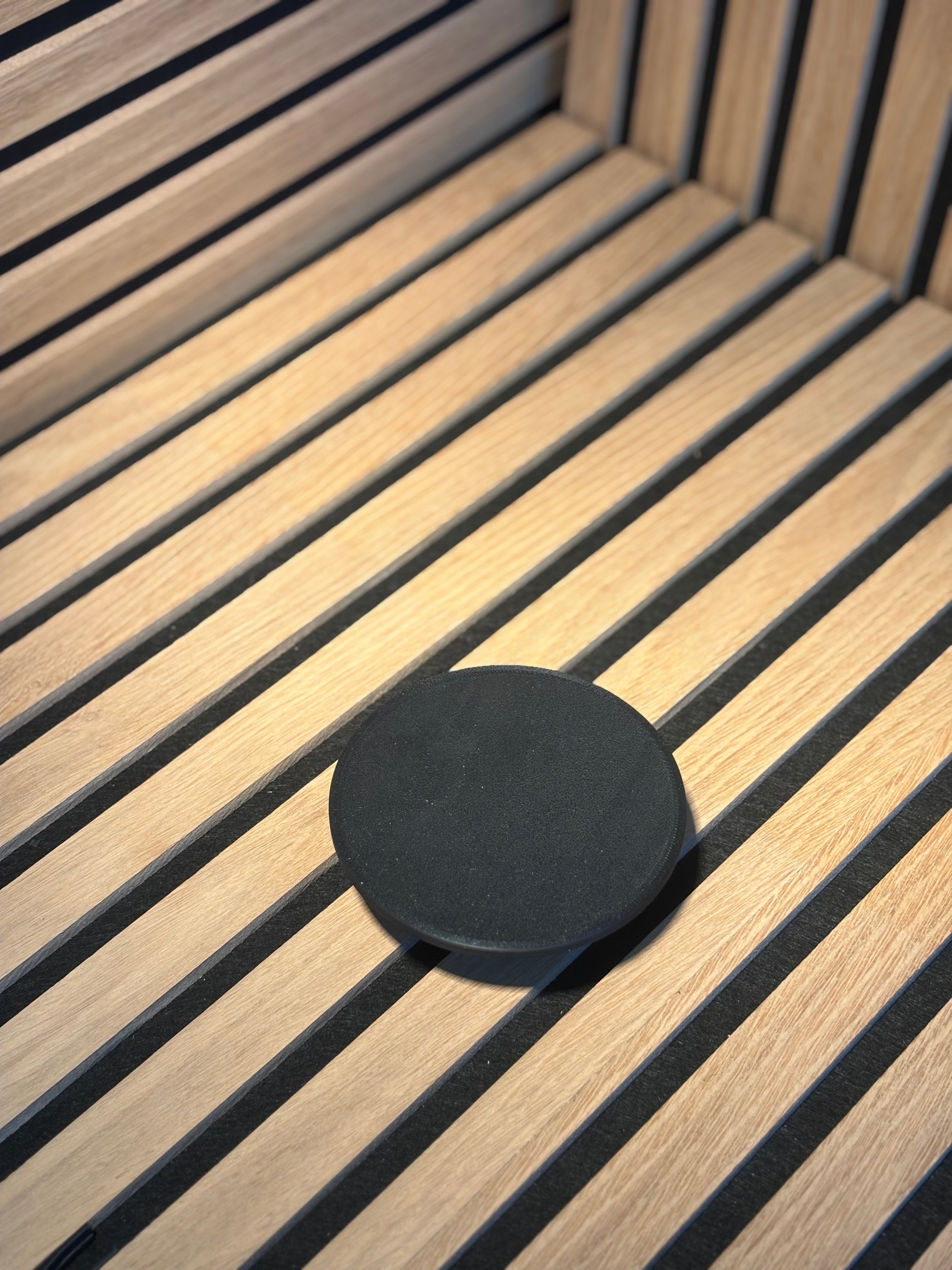 Rund krok för akustikpaneler