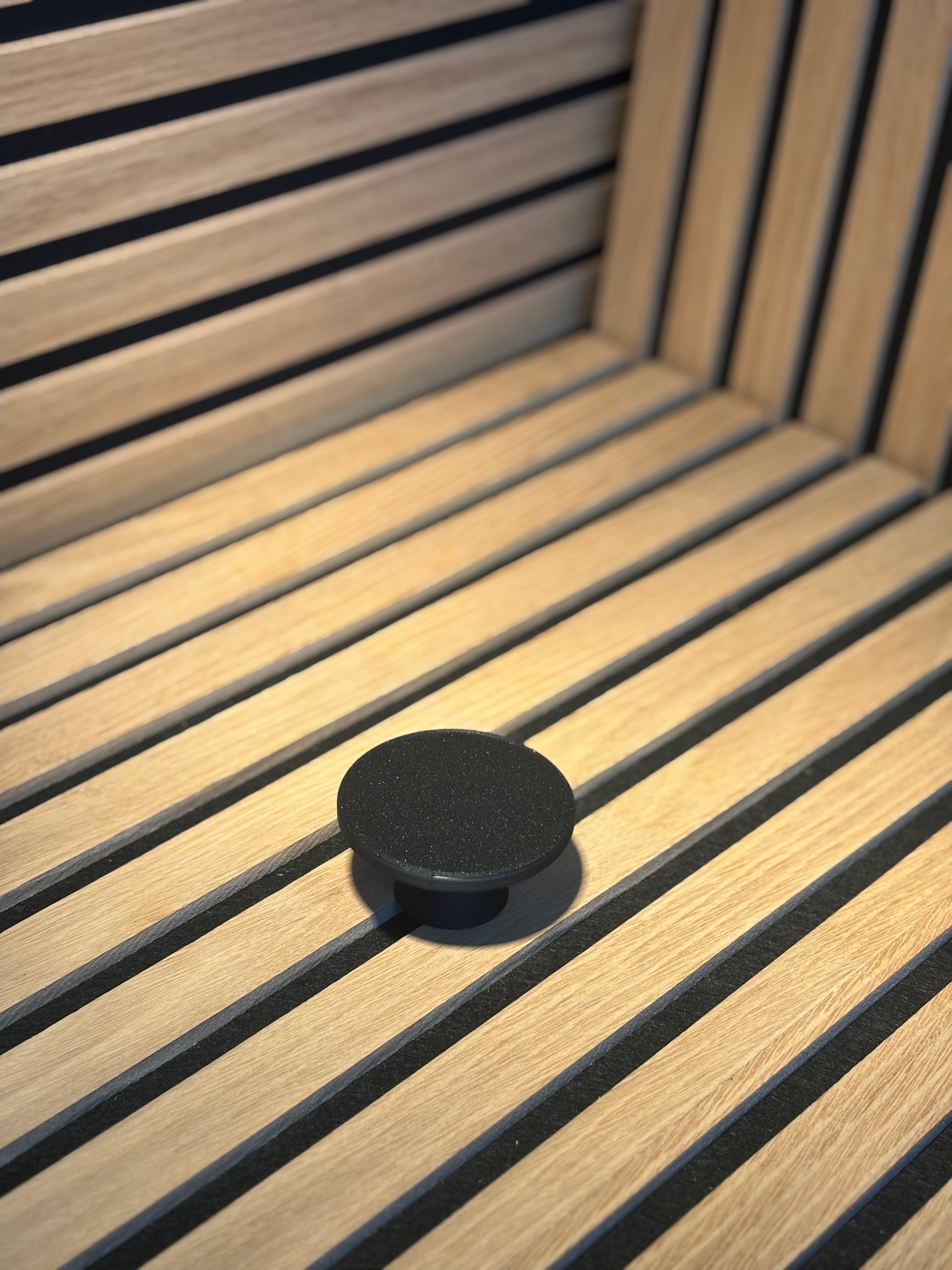 Rund krok för akustikpaneler