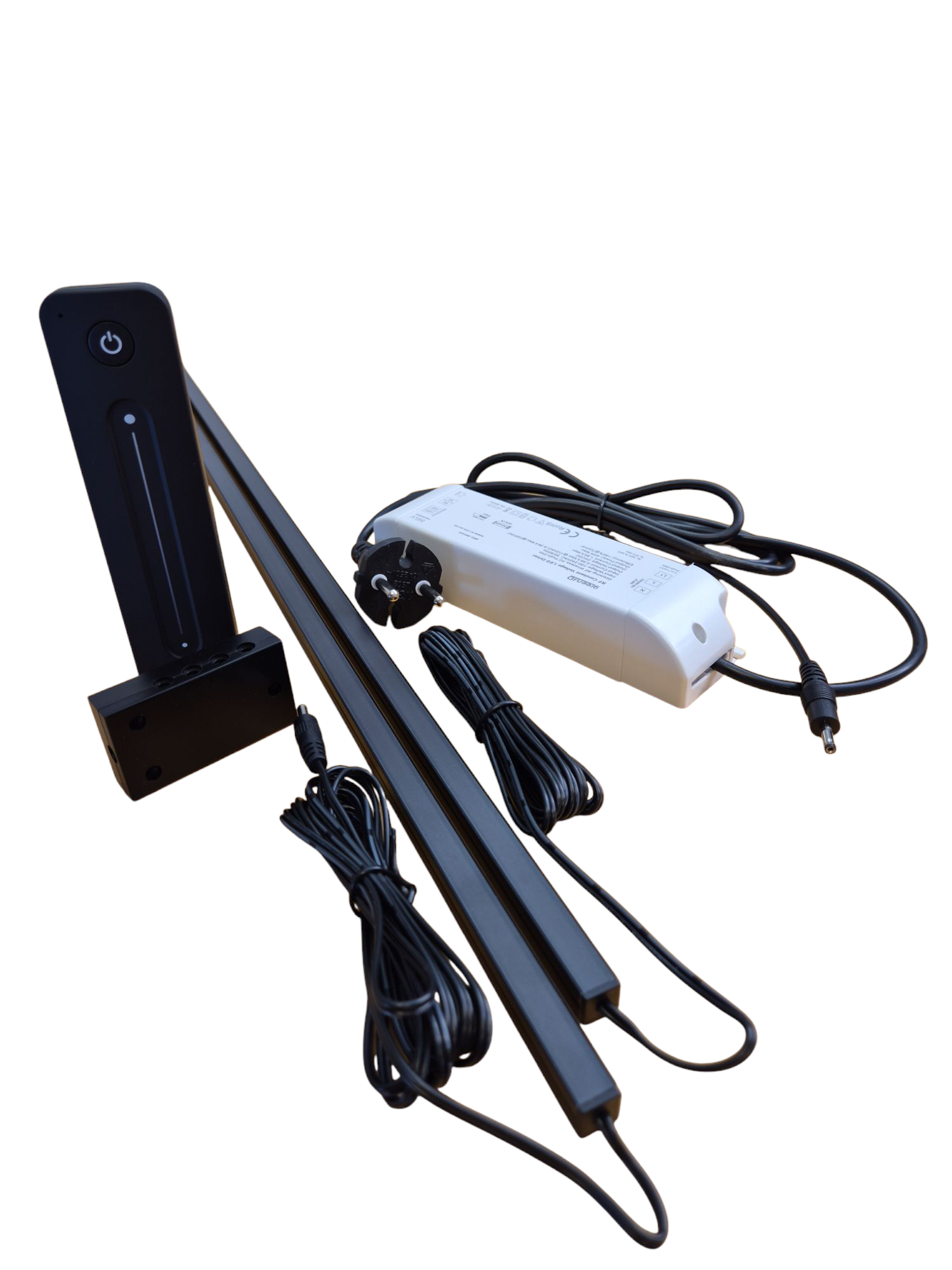LED-ljussats till akustikpaneler – 2 x 60 cm dimbara LED-listor