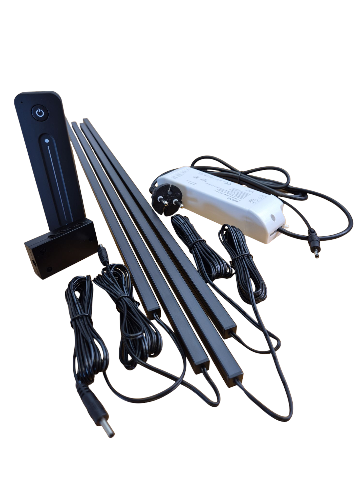LED-ljussats till akustikpaneler – 4 x 60 cm dimbara LED-listor