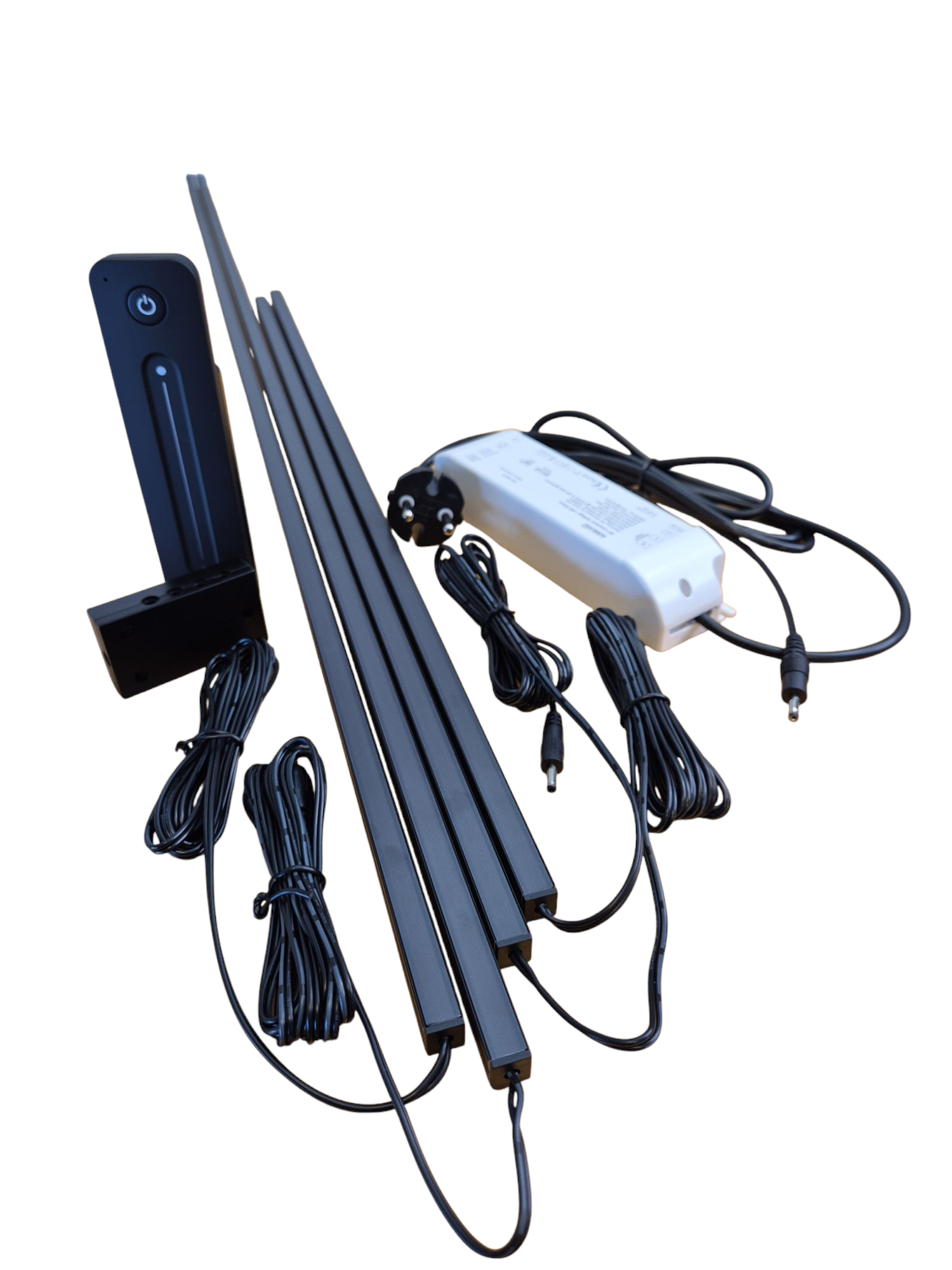 LED-ljussats till akustikpaneler – 2 x 60 cm och 2 x 120 cm LED-list (dimbara)